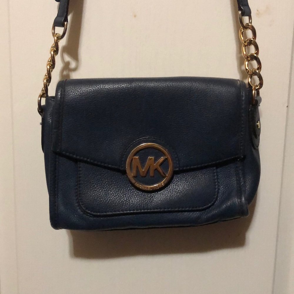 Navy Blue Michael Kors Bag